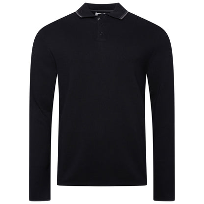 M&S Long Sleeve Cotton Modal Polo Shirt