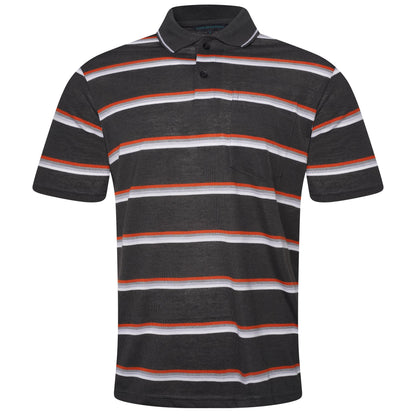 Charles Norton Brenden Striped Polo Shirt