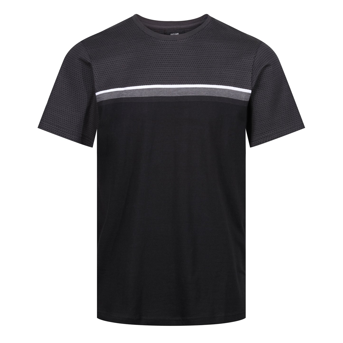 Jacamo Textured Colourblock T-Shirt