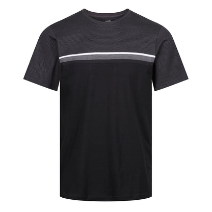 Jacamo Textured Colourblock T-Shirt