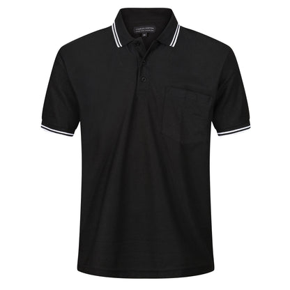Charles Norton Casual Tipped Polo Shirt