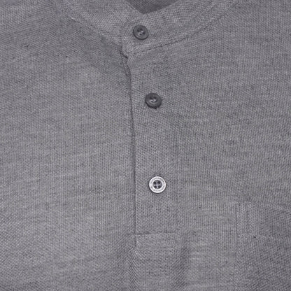 Charles Norton Grandad Collar Polo Shirt