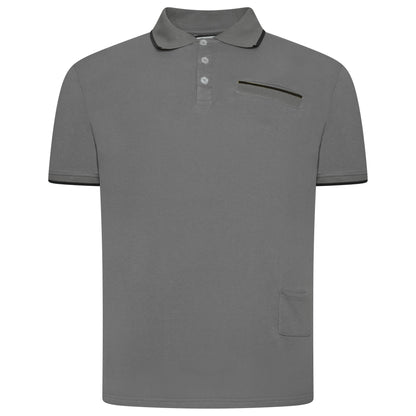Evryone Contrast Tipped Polo Shirt