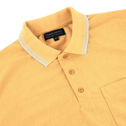 Charles Norton Casual Tipped Polo Shirt