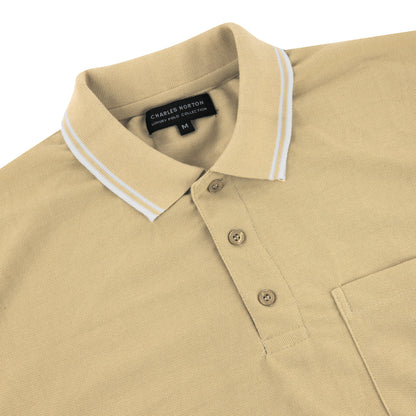 Charles Norton Casual Tipped Polo Shirt