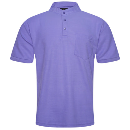 Charles Norton Grandad Collar Polo Shirt