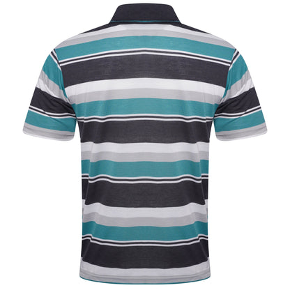 Charles Norton Brenden Striped Polo Shirt
