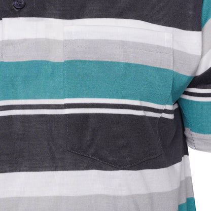 Charles Norton Brenden Striped Polo Shirt