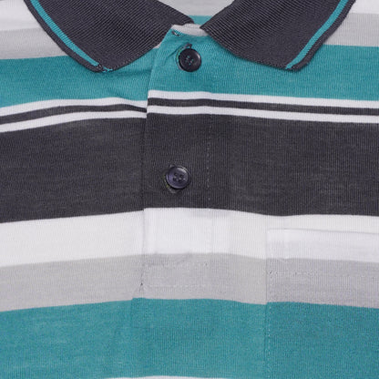 Charles Norton Brenden Striped Polo Shirt