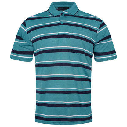 Charles Norton Brenden Striped Polo Shirt