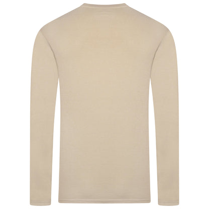 Henley Waffle Knit Long Sleeve Top