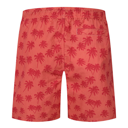 Red Herring Palm Print Swim Shorts