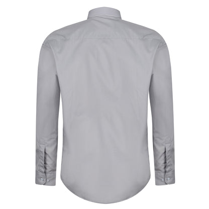 Kustom Kit Long Sleeve Button Up Poplin Shirt