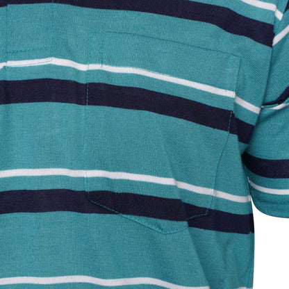Charles Norton Brenden Striped Polo Shirt