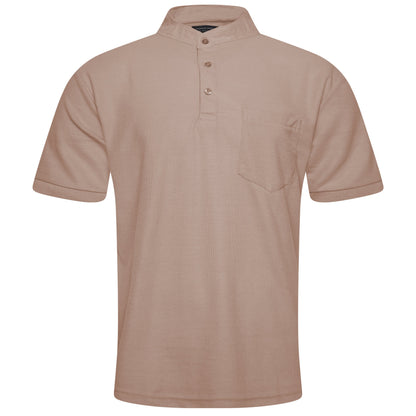 Charles Norton Grandad Collar Polo Shirt