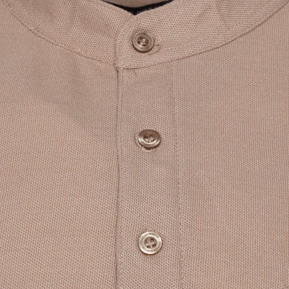 Charles Norton Grandad Collar Polo Shirt