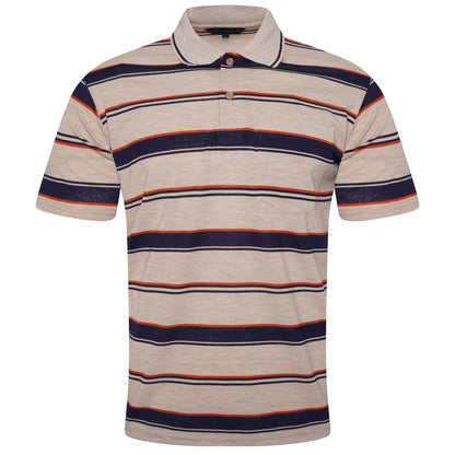 Charles Norton Brenden Striped Polo Shirt
