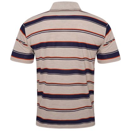 Charles Norton Brenden Striped Polo Shirt
