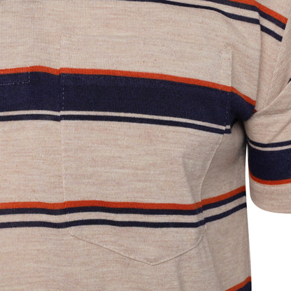 Charles Norton Brenden Striped Polo Shirt
