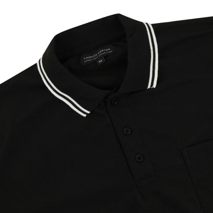 Charles Norton Casual Tipped Polo Shirt