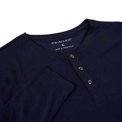 Long Sleeve Henley T-Shirt