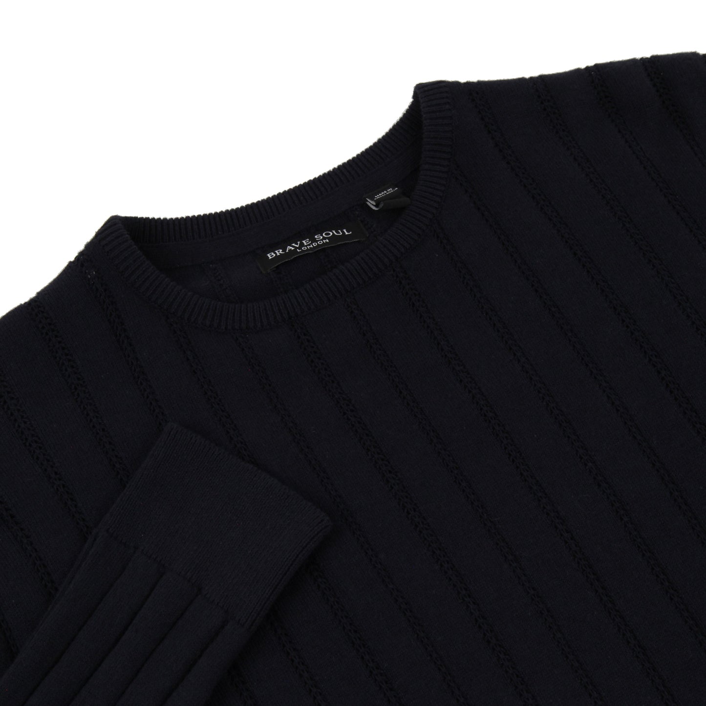 Brave Soul Bovec Crew Neck Jumper