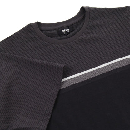 Jacamo Textured Colourblock T-Shirt