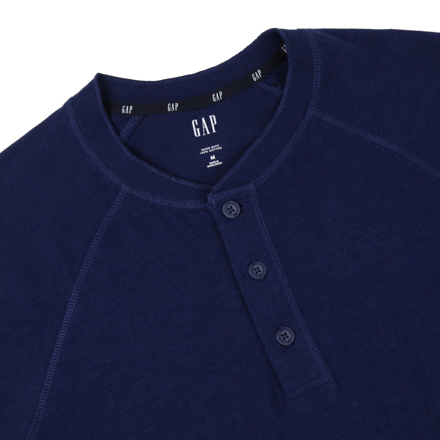 GAP Short Sleeve Henley T-Shirt