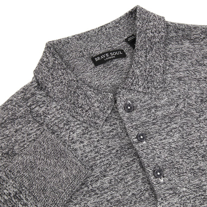Brave Soul Knitted Polo Shirt