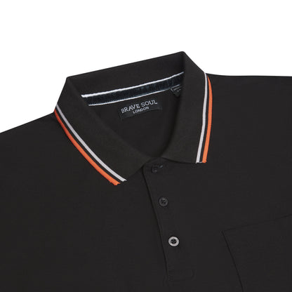 Brave Soul Cosmo Pique Polo Shirt