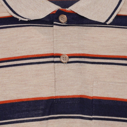 Charles Norton Brenden Striped Polo Shirt
