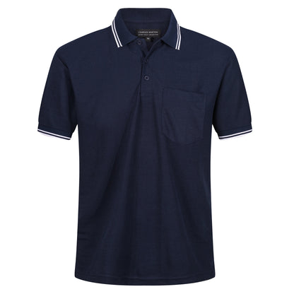 Charles Norton Casual Tipped Polo Shirt