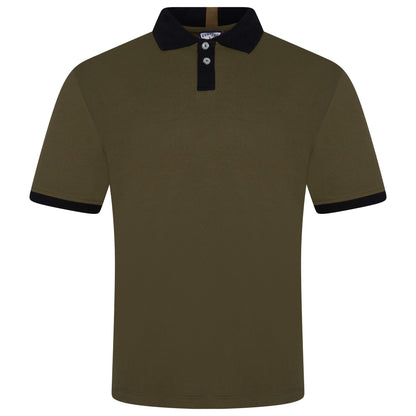 Evryone Contrast Collar Polo Shirt