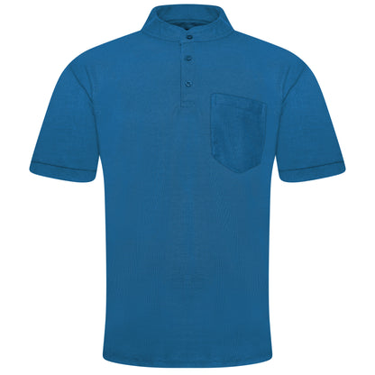 Charles Norton Grandad Collar Polo Shirt