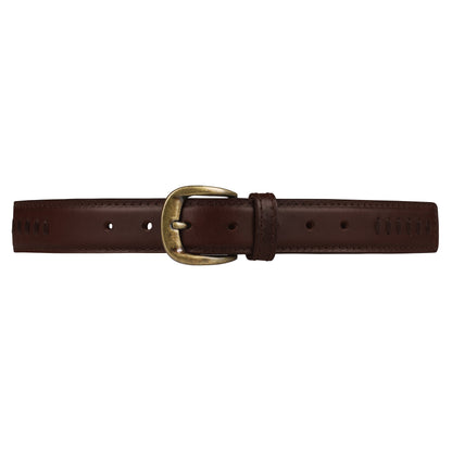 Outback 1.25" Wide Straight Stitch Full Grain Leather Belt