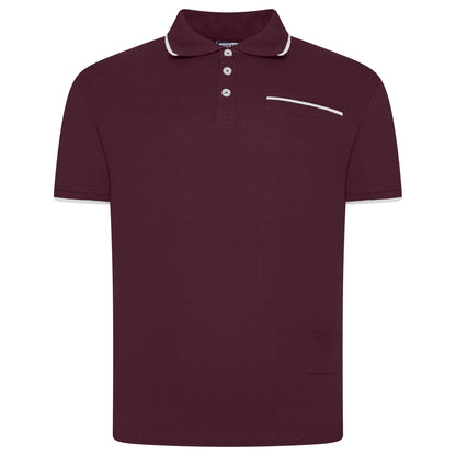 Evryone Contrast Tipped Polo Shirt
