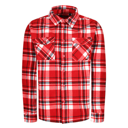 Brave Soul Belfast Check Fleece Overshirt