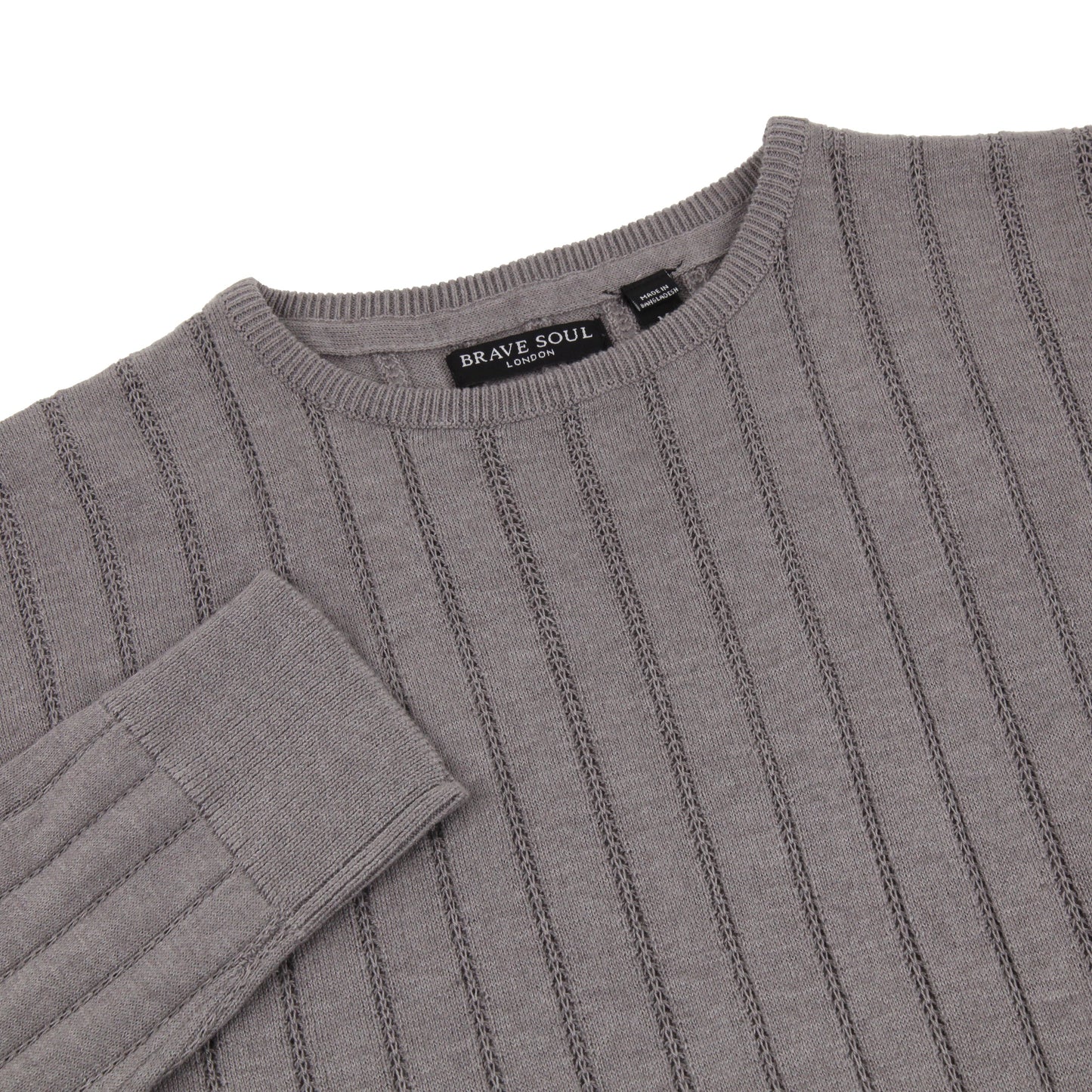 Brave Soul Bovec Crew Neck Jumper