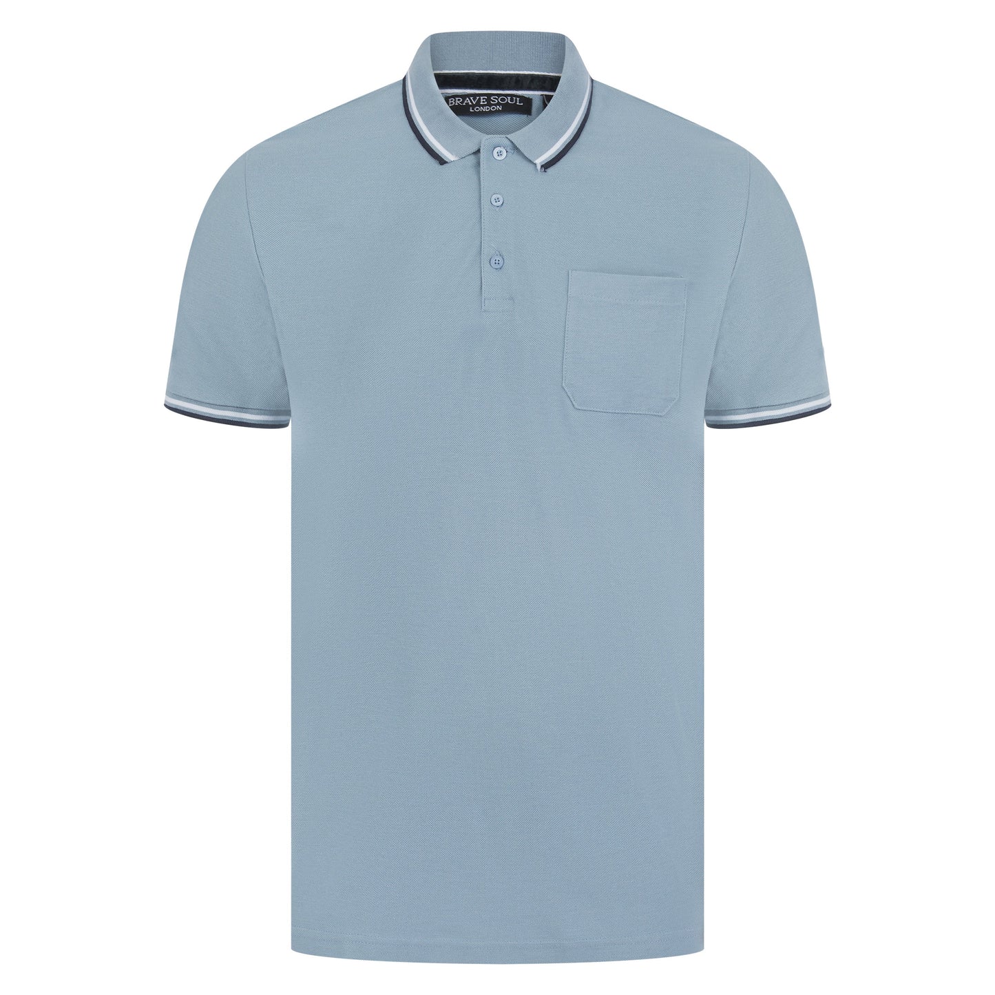 Brave Soul Cosmo Pique Polo Shirt