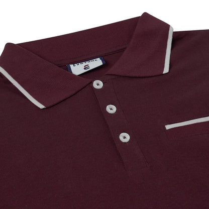 Evryone Contrast Tipped Polo Shirt