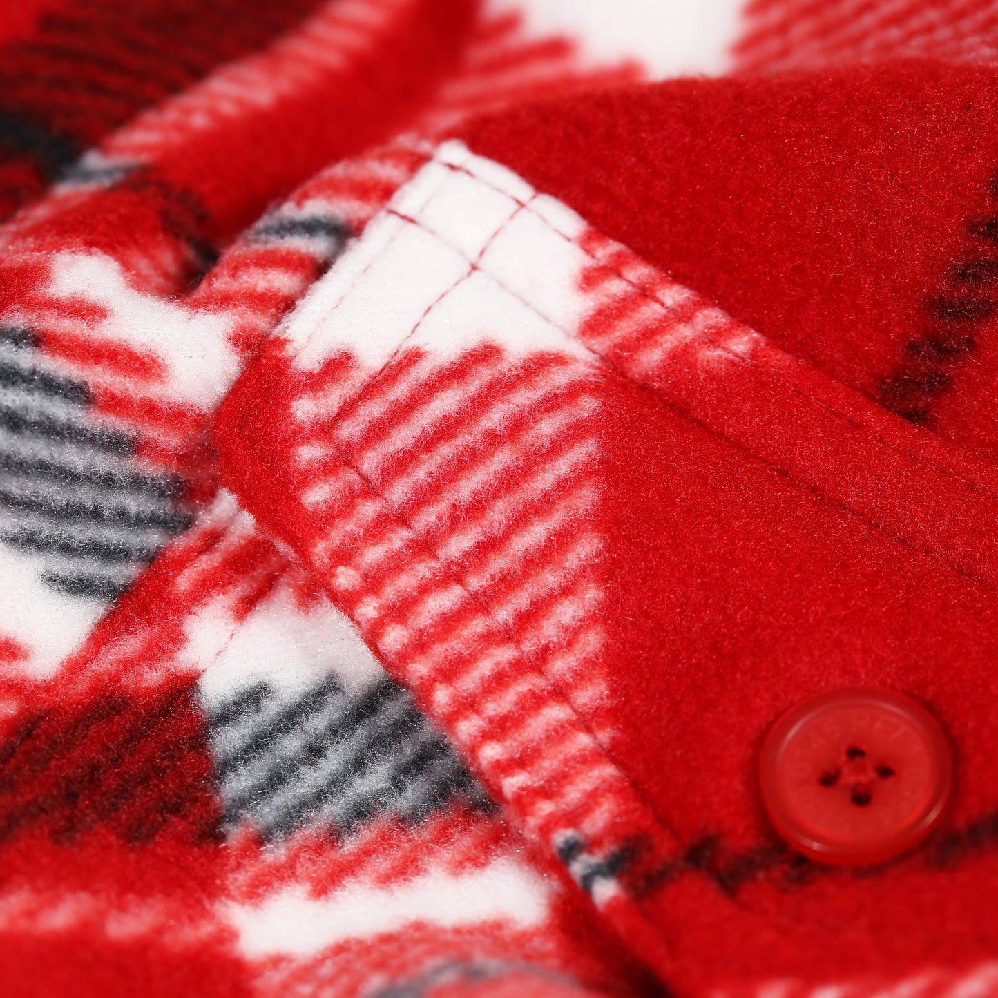 Brave Soul Belfast Check Fleece Overshirt