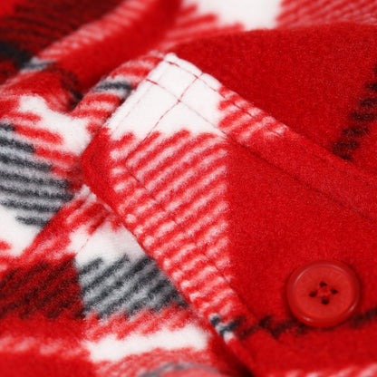 Brave Soul Belfast Check Fleece Overshirt