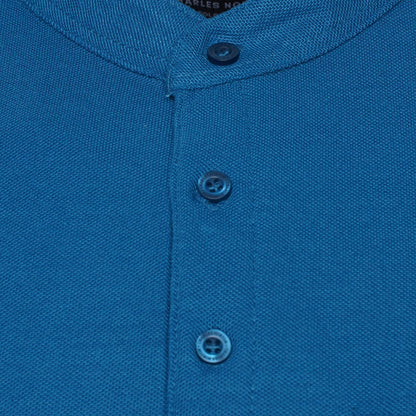 Charles Norton Grandad Collar Polo Shirt