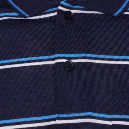 Charles Norton Brenden Striped Polo Shirt