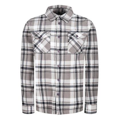 Brave Soul Belfast Check Fleece Overshirt