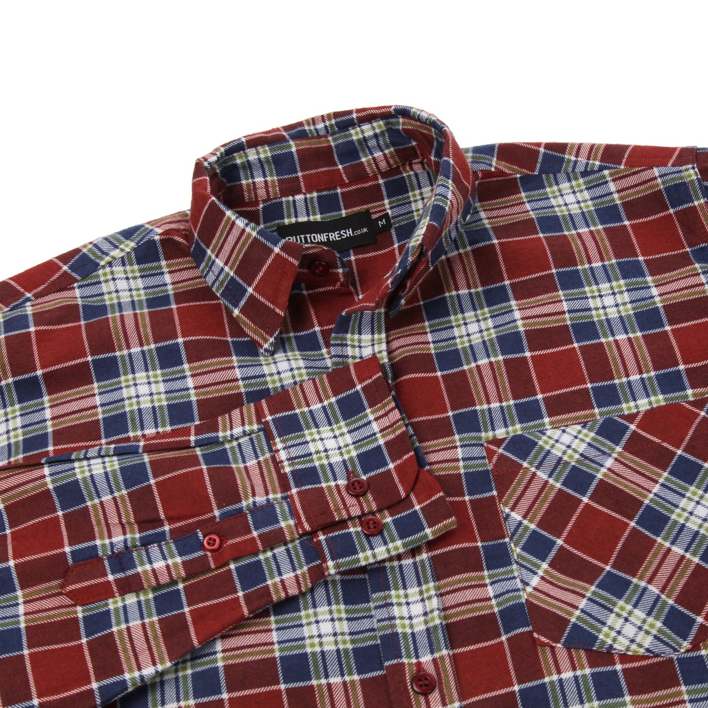 ButtonFresh Brushed Cotton Check Shirt