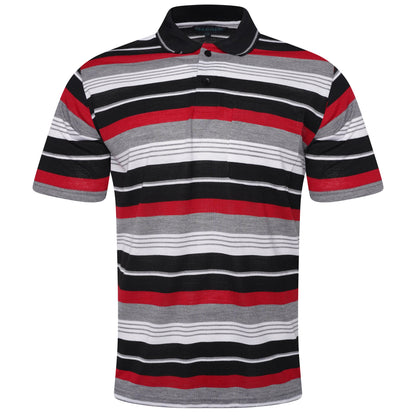 Charles Norton Brenden Striped Polo Shirt
