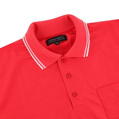 Charles Norton Casual Tipped Polo Shirt