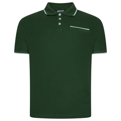 Evryone Contrast Tipped Polo Shirt
