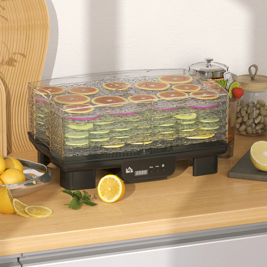 40-70? Six-Tray Food Dehydrator - Black